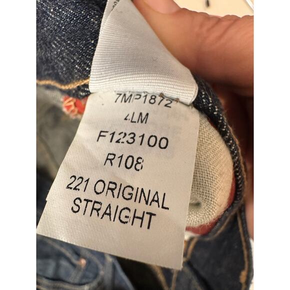 Lucky Brand Men's 221 Straight Leg Jeans Size 40x32 Dark Livermore NWT - Picture 8 of 8